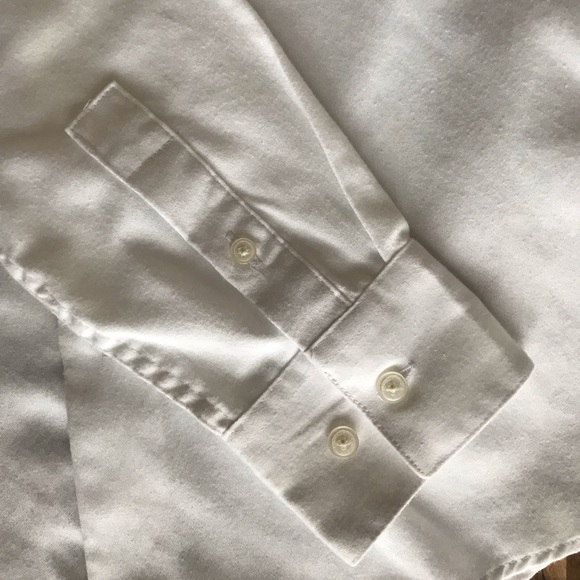 Calvin Klein Long Sleeve Sateen Dress Shirt - Picture 5 of 6